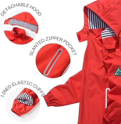 Dinosaur Kids Waterproof Rain Jacket