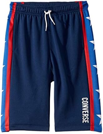Converse Boys Star Stripe Mesh Shorts Big Kids Navy MD