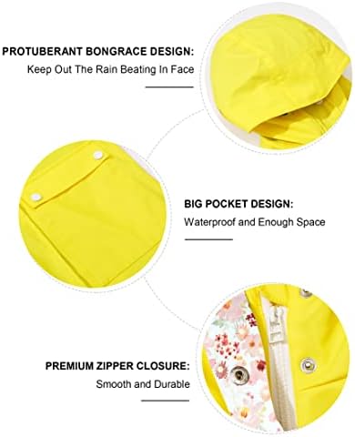 SOLOCOTE - Kids Rain Jacket for Kids