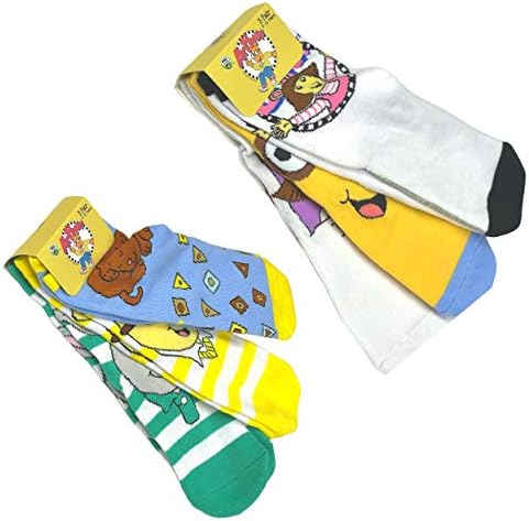DoodleUS Fun Characters in Calf Socks