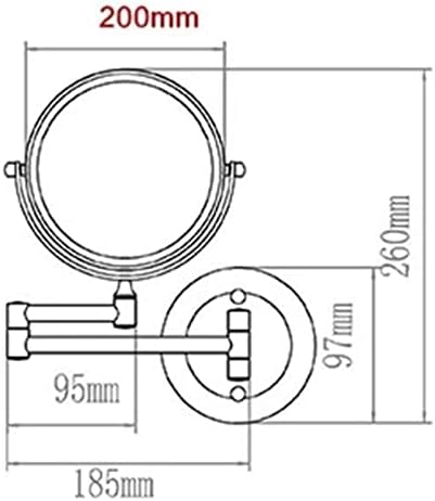 Say Goodnight in Style Orbhes Wall-Mounted Vanity Mirror Model WMY-808