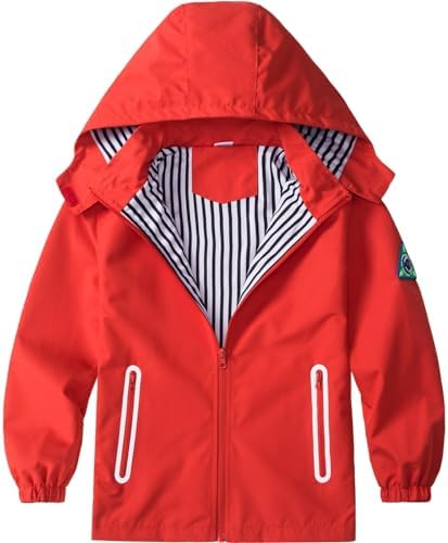 Boys Durable Rain Jacket