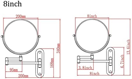 Wall-Mounted Makeup Mirror