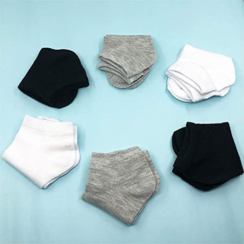 JAMEGIO 18 Pairs Kids Low Cut Half Cushion Sport Ankle Socks