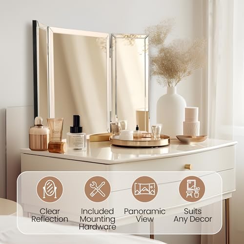 Grooming ruthlessness minimised with Houseables 3way Mirror