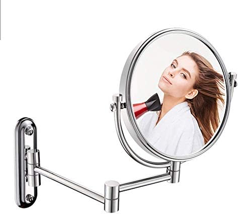 Magnifying Vanity Mirror with Extendable Arm