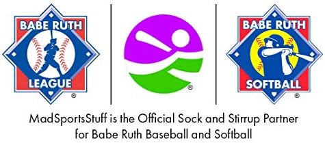 MadSportsStuff Softball Socks with Bombs
