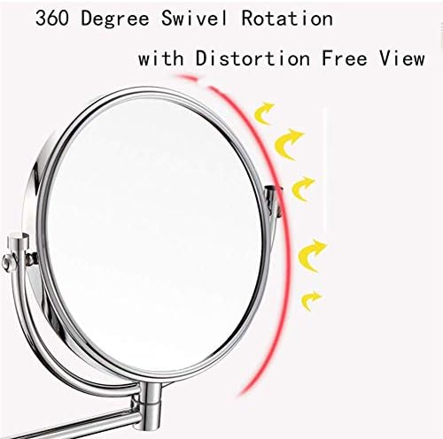 Magnifying Vanity Mirror with Extendable Arm