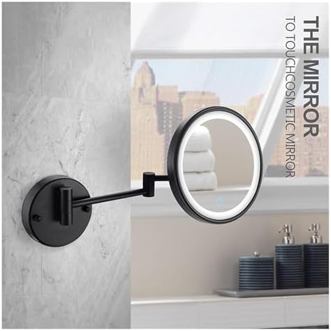 Wall-Mounted Makeup Mirror with Light