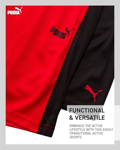 PUMA Boys Athletic Shorts 2 Pack for Basketball