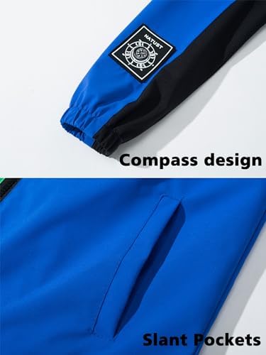 NATUST Kids Lightweight Rain Jacket for BoysGirls