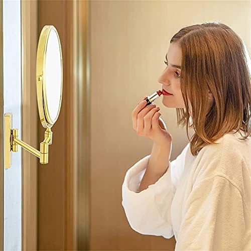 OGRAFF Wall Mounted Makeup Mirror Extendable Double Sided