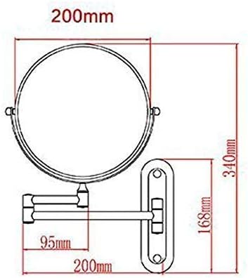 Stylish Double-Sided Makeup Mirror