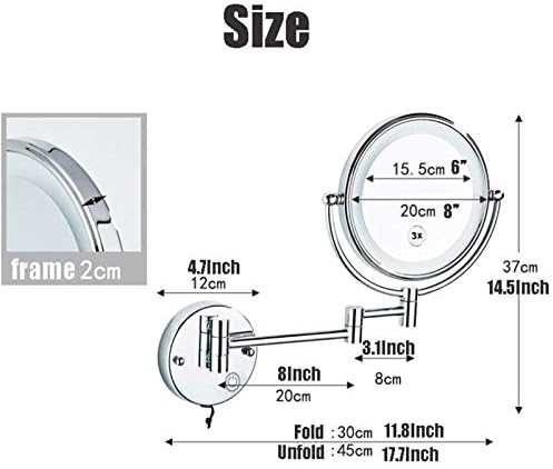 FWD100 Smooth Swivel Makeup Mirror