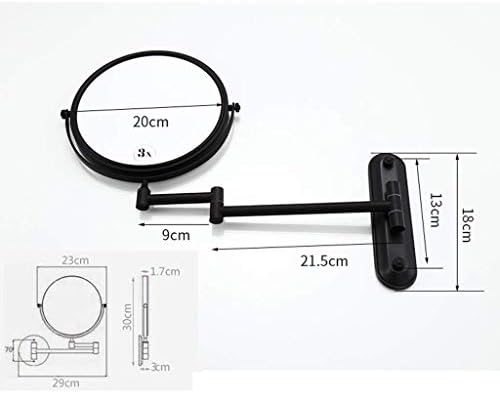 FUDGIO 8 Inch Double Sided Makeup Mirror with 3X Magnification 1