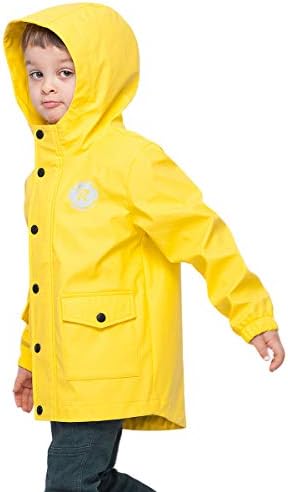 RokkaRolla Boys Waterproof Rain Jacket Durable for Kids