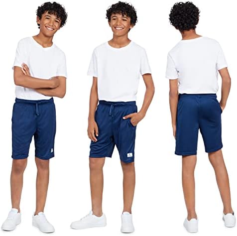 Andrew Scott Boys Active Basketball Shorts Performance Mesh Fitness wear