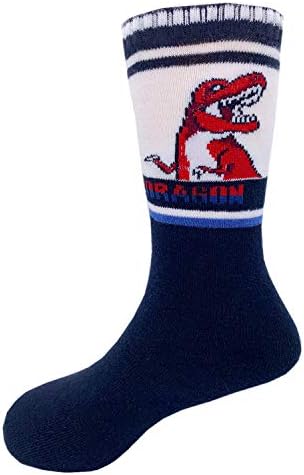 Knee-High Tube Socks for Boys Dinosaur Comfort Maximum Comfort