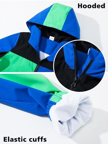 NATUST Kids Lightweight Rain Jacket for BoysGirls