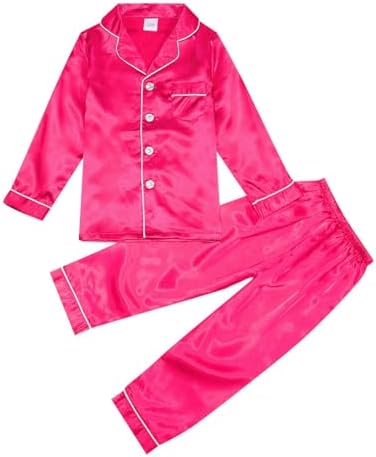 Kids Satin Pajama Set for Boys and Girls 1