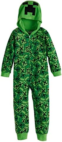 Minecraft Boys Big Hooded Blanket Sleepers