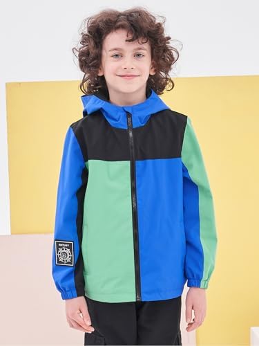 NATUST Kids Lightweight Rain Jacket for BoysGirls