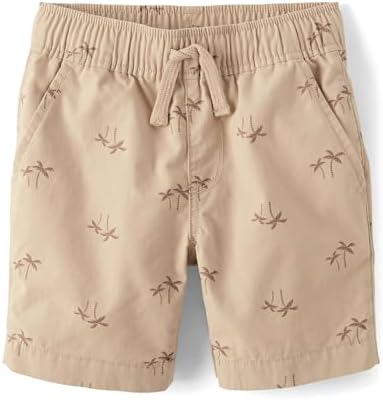 The Childrens Place Boys Canvas Jogger Shorts