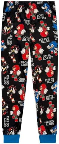 Adorable Sonic The Hedgehog Boys Pajama Set - 2 Piece Sleepwear
