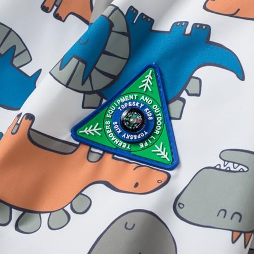 Waterproof Dinosaur Rain Jacket for Kids
