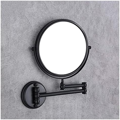 Sturdy Wall-Mounted Makeup Mirror with 360 Rotation and Flexible Arm