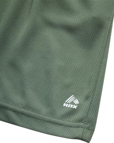 RBX Boys Active Shorts 5 Pack with Elastic Waistband