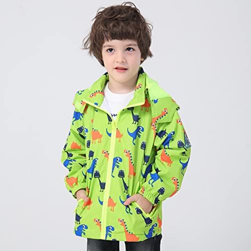 Dinosaur Waterproof Jacket for Boys and Girls