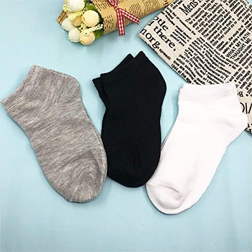 JAMEGIO 18 Pairs Kids Low Cut Half Cushion Sport Ankle Socks
