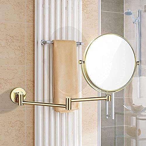 Double-Sided 10X Magnifying Mirror for Makeup Shaving