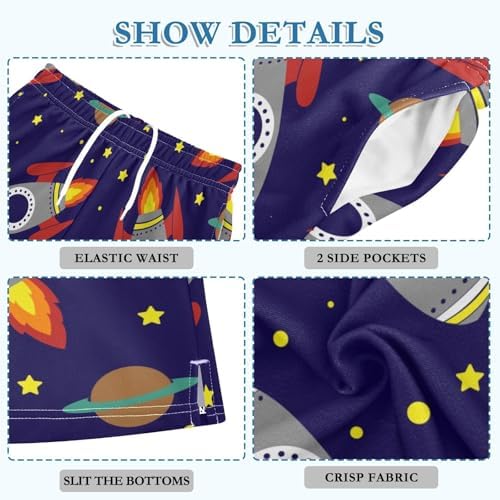 Aflyko Boys Casual Shorts Summer Outfit with Pockets for Boys