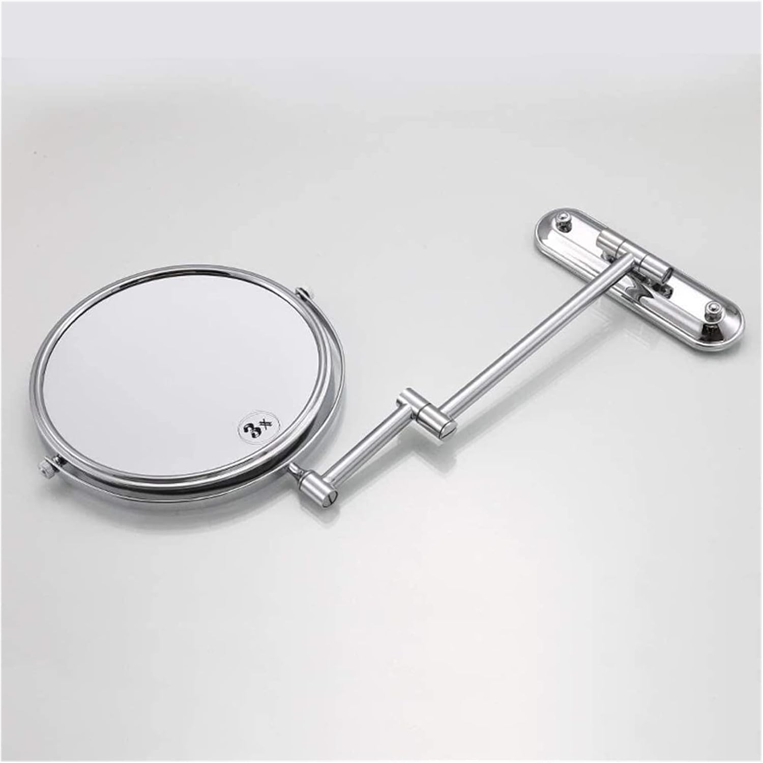 Wall-Mounted Telescoping Makeup Mirror