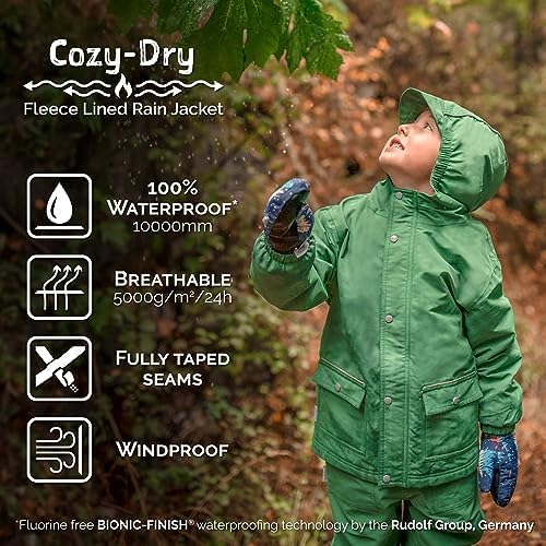 The waterproof rain jacket for kids