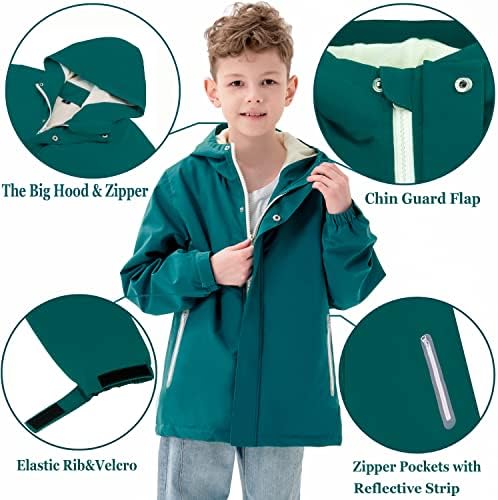 Sturdy rain jacket for boys