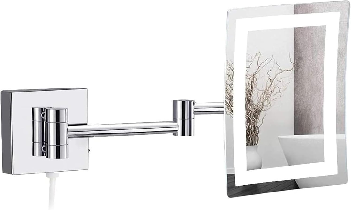 Versatile Lighted Makeup Mirror for Home Bathroom