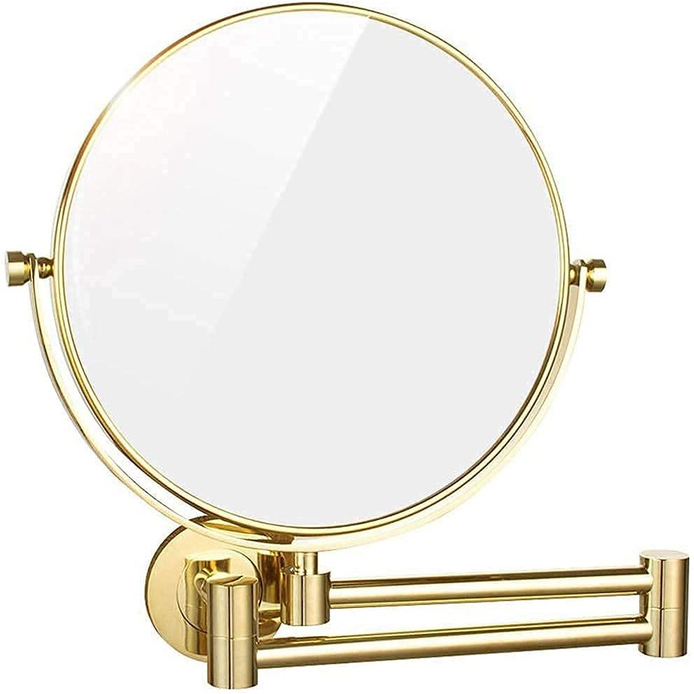 Double-Sided 10X Magnifying Mirror for Makeup Shaving