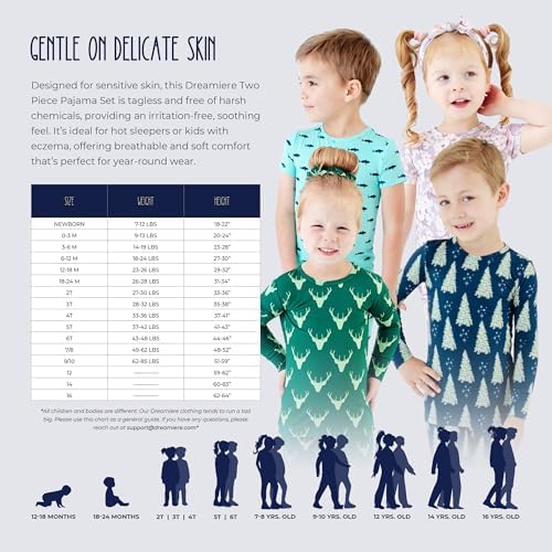 Two-Piece Toddler Pajama Set Boys Girls