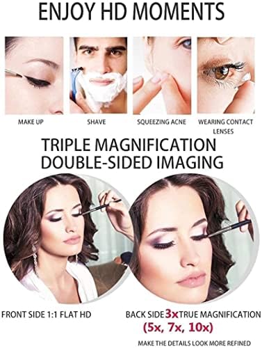 FUDGIO Makeup Mirror Wall-Mounted Vanity Mirror with Extendable_feature