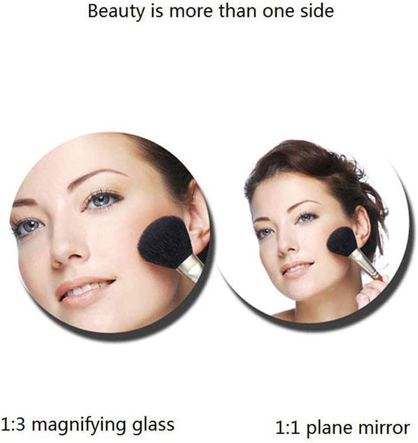 DEIHGE Wall-Mounted Makeup Mirror 8-inch with 10X 3X Magnification