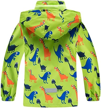 Dinosaur Waterproof Jacket for Boys and Girls