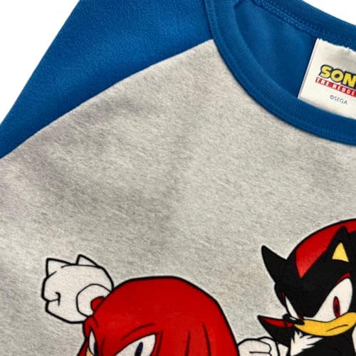 Adorable Sonic The Hedgehog Boys Pajama Set - 2 Piece Sleepwear
