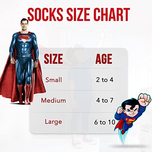 DC Comics Boys Socks 10-Pack