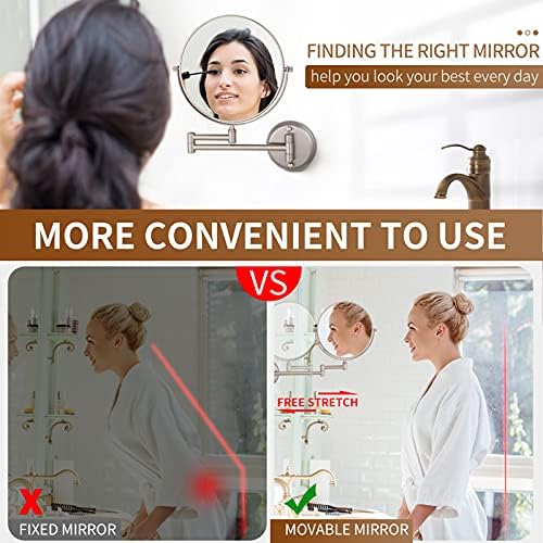 Omatica - 8-Inch Double Sided Magnifying Mirror