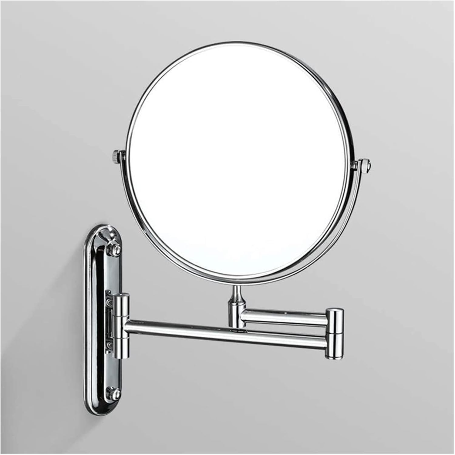 Wall-Mounted Telescoping Makeup Mirror