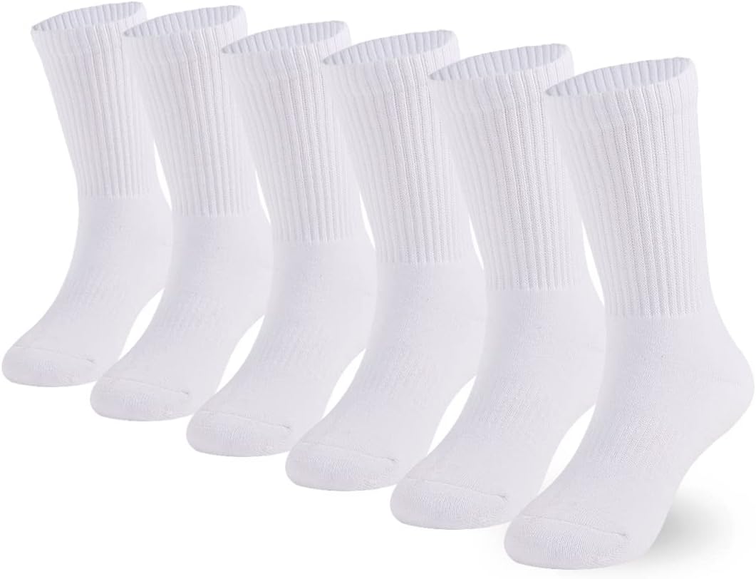 Marchare Boys Socks Kids Cushioned Crew Socks