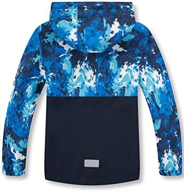 Lightweight Waterproof Hooded Windbreaker Jacket for Kids